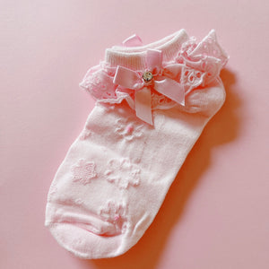 Flower Garden Lace Socken