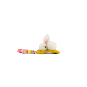 Fluffy Bunny Hairpin  Combo (1 Large + 1 Small)